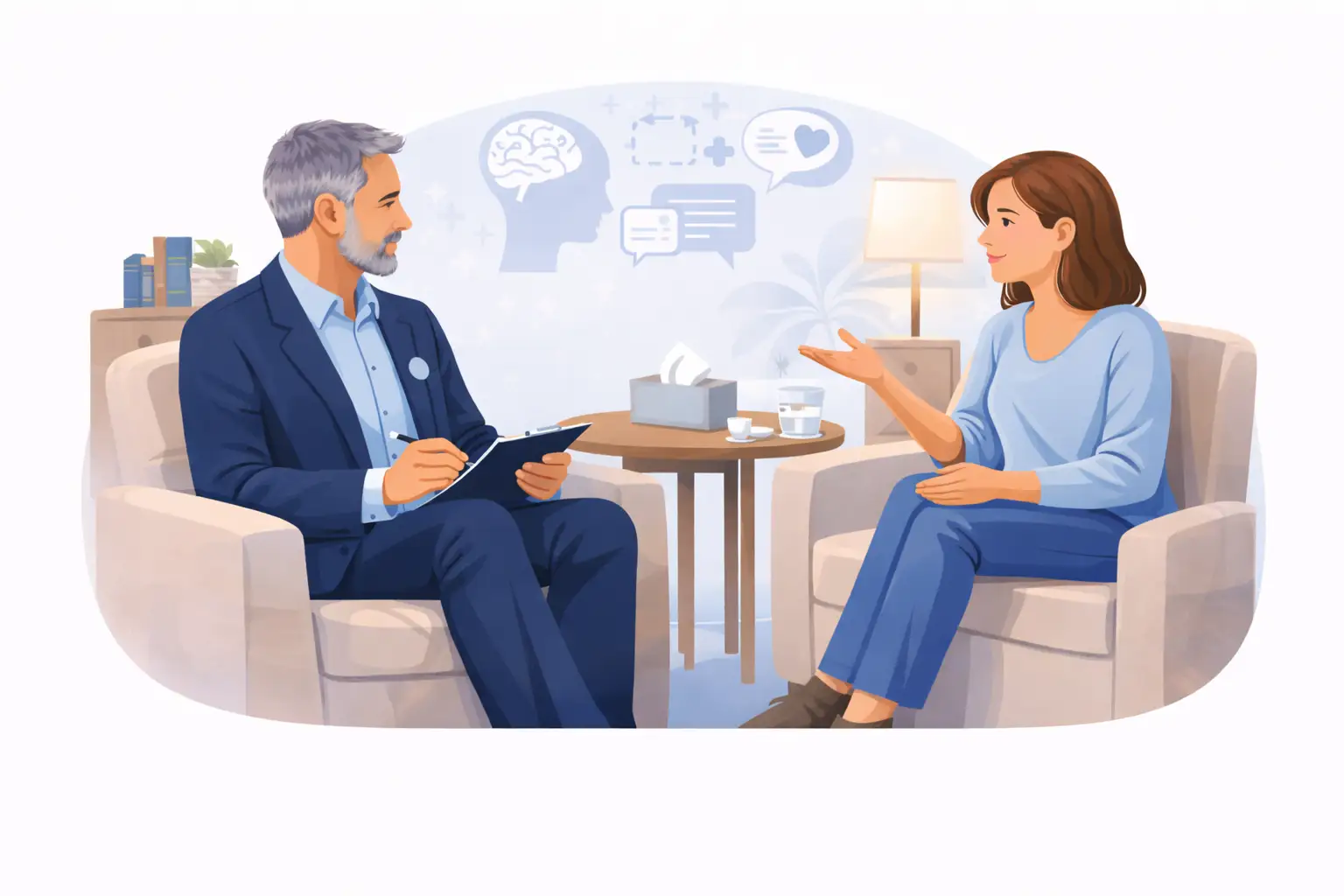 Psychotherapy counselling sessions